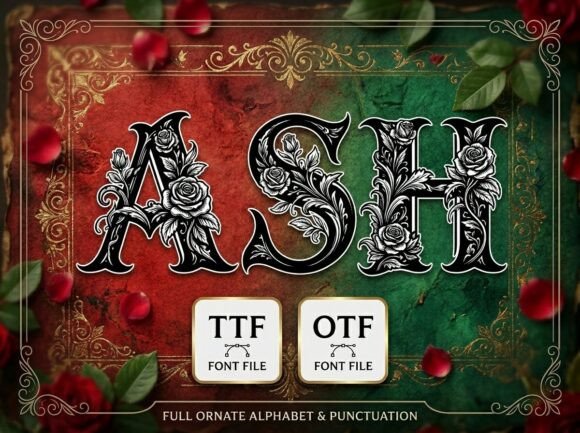 Ash: Victorian Botanical Elegance for Modern Brands