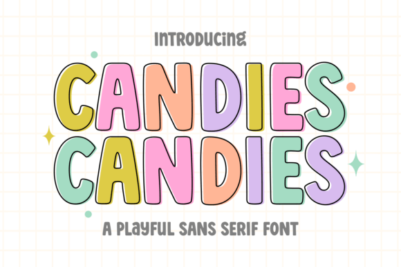 Candies: The Sans Serif Font That Pops with Personality