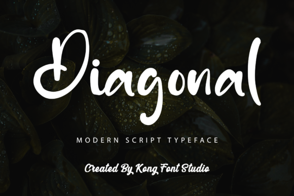 Diagonal Font: A Fresh Take on Handwritten Style