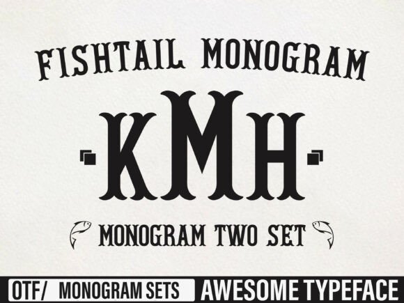 Fishtail Monogram: The Creative Font for Distinctive Branding