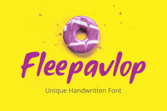 Fleepavlop: A Handwritten Font for Playful Branding