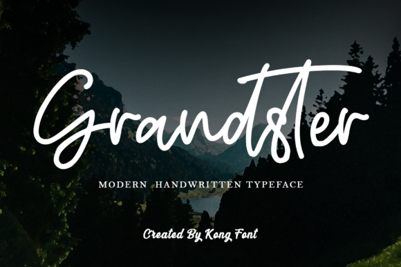 Grandster: A Handwritten Script Font for Authentic Design