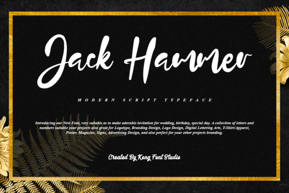 Jack Hammer: A Playful Handwritten Font for Creative Projects