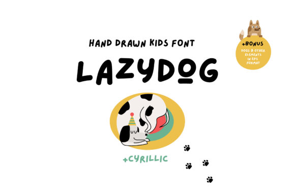 Lazydog Font: The Friendly Handwritten Typeface for Authentic Designs