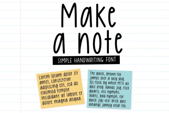 Make a Note: The Handwritten Font That Brings Authenticity to Your Designs
