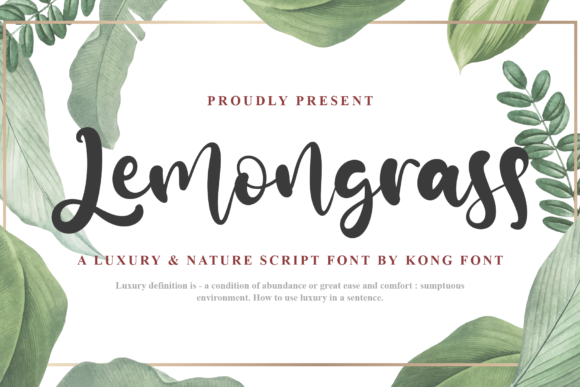 Meet Lemongrass: The Playful Script Font for Creative Brands