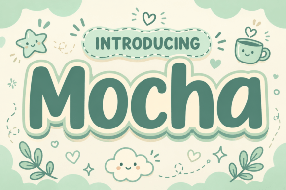 Motcha: The Cozy Display Font That Feels Like a Warm Hug