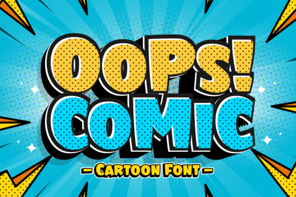 Oops Comic: A Playful Font for Bold Visuals