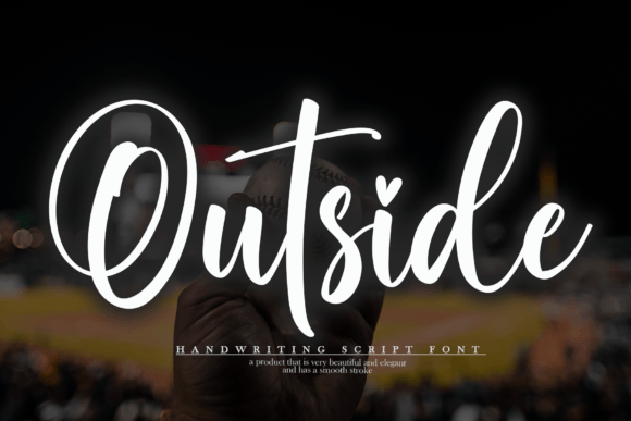 Outside: The Handwritten Font That Feels Like a Warm Welcome