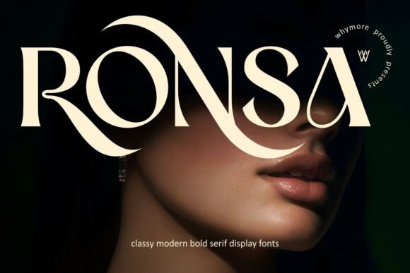 Ronsa: A Bold Serif for High-End Branding