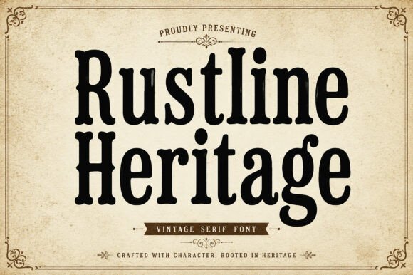 Rustline Heritage: A Typeface Rooted in Character