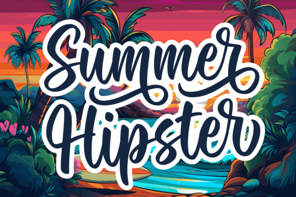 Summer Hipster: The Handwritten Font That Captures Joy