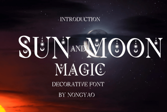 Sun and Moon Magic: Celestial Typography for Modern Brands