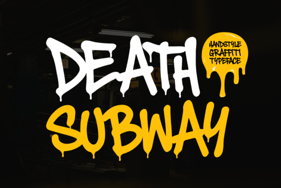 Unleash Raw Urban Energy with Death Subway Graffiti