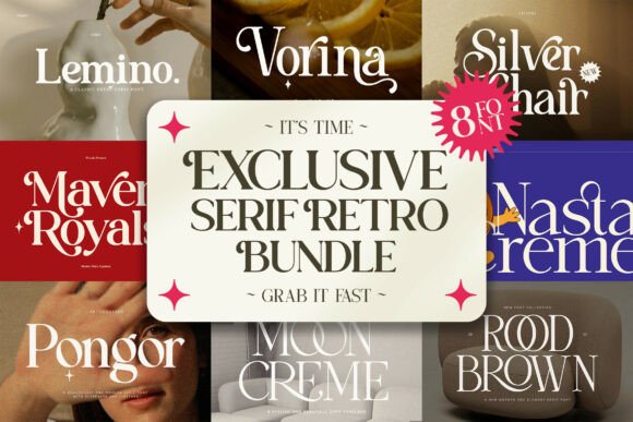 Unlocking Vintage Charm with the Exclusive Serif Retro Bundle