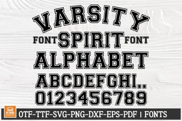 Varsity Spirit: Bold Varsity Letters for Every Project