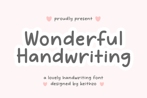 Wonderful Handwriting: A Font That Feels Like a Friend