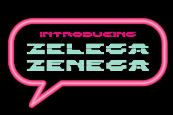 Zelega Zenega: A Futuristic Font for Bold Visual Statements